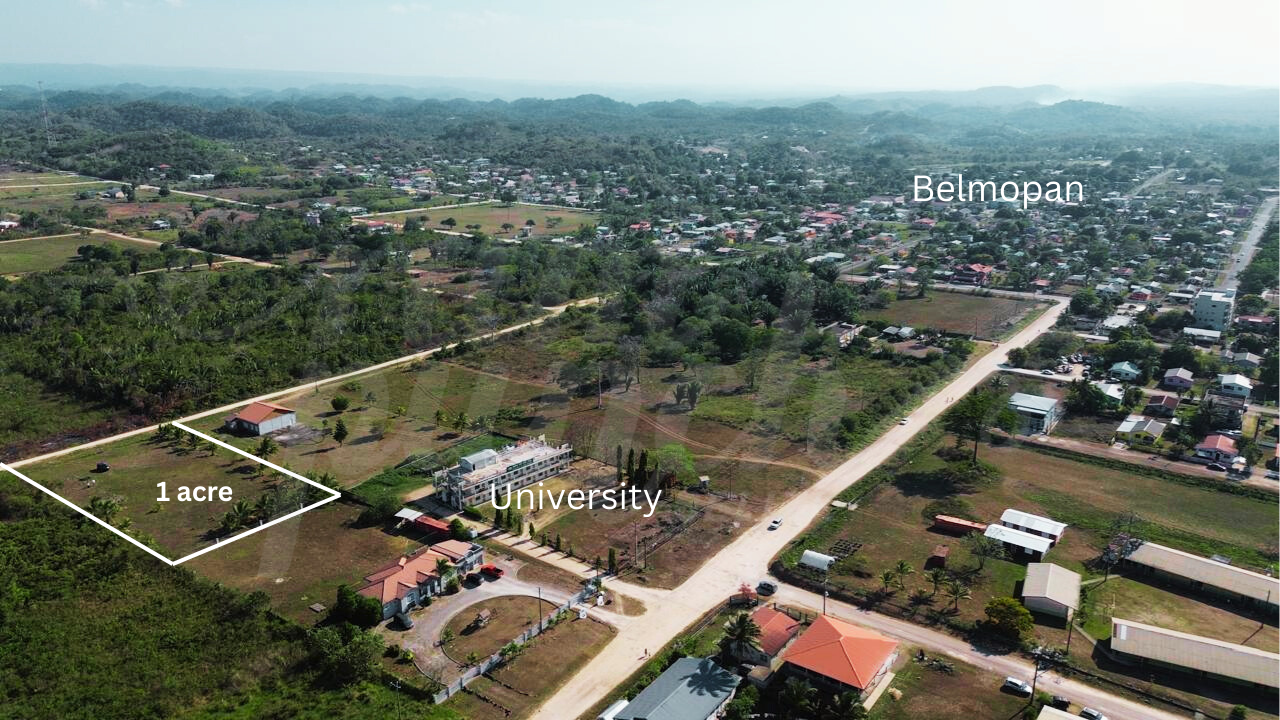 1-Acre Lot for Sale – Prime Location Near University Heights, Belmopan